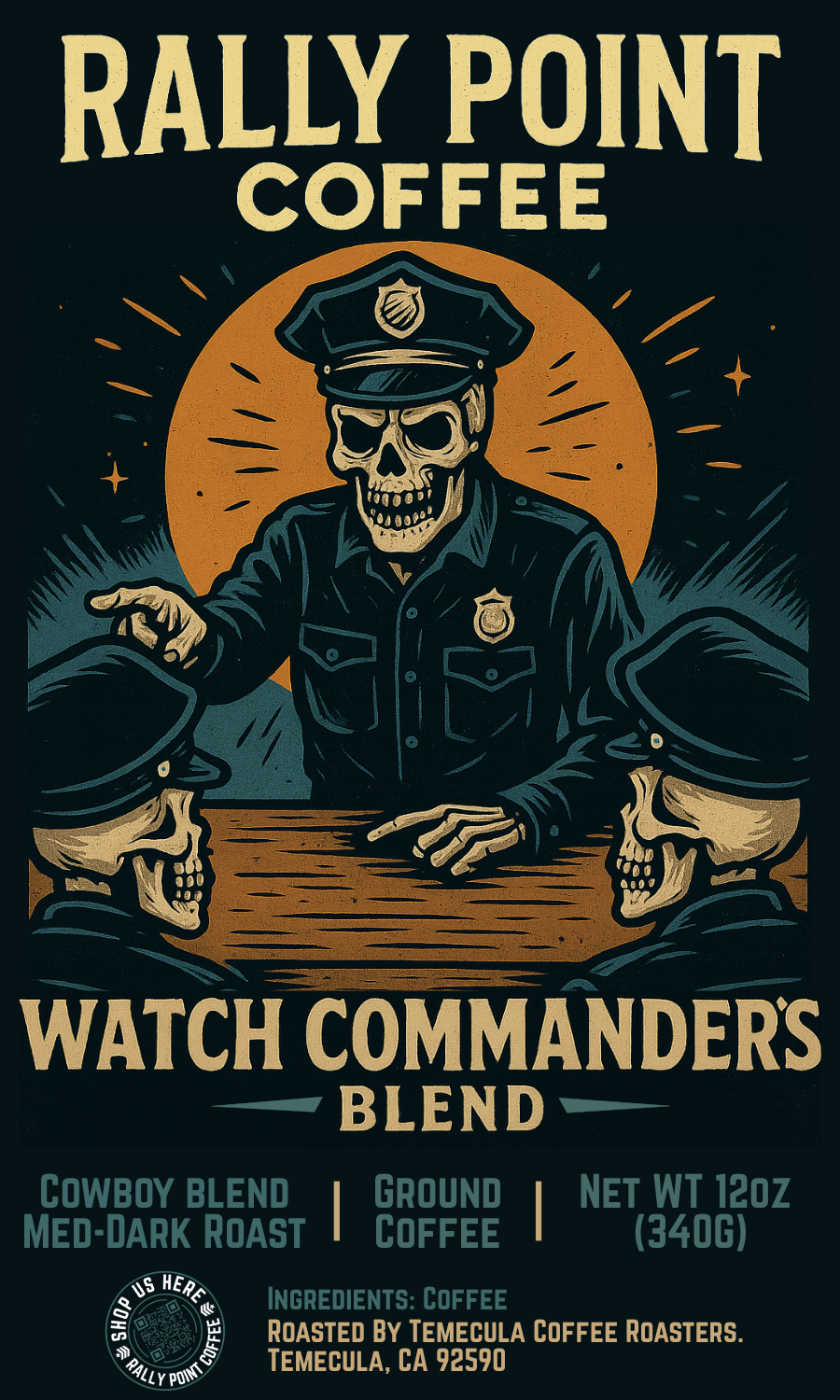 Watch Commander's Blend- Cowboy Med-Dark Roast