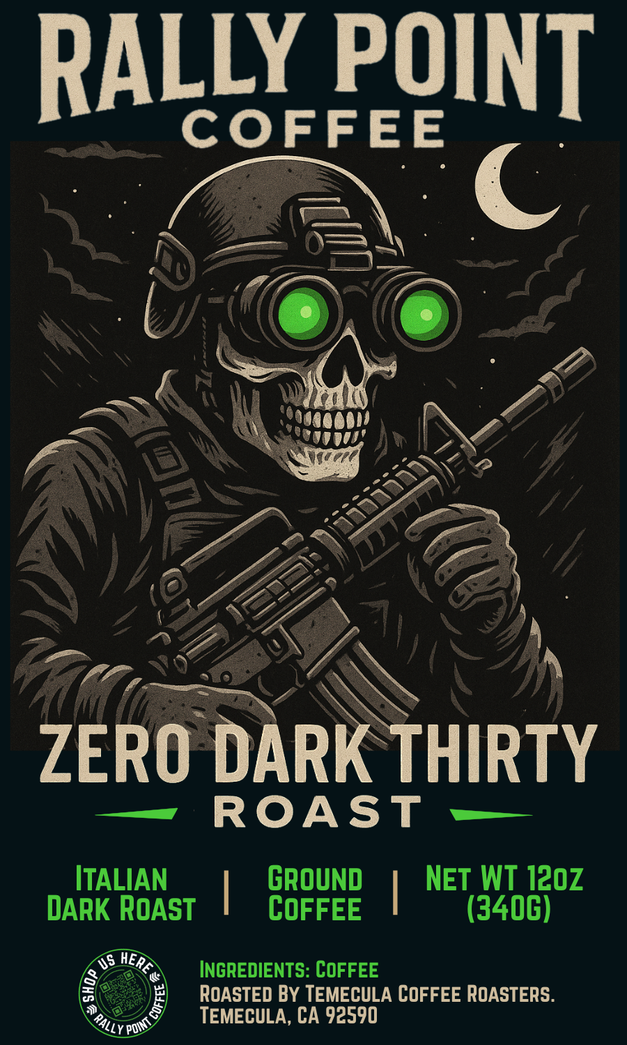 Zero Dark Thirty Roast - Italian Dark Roast